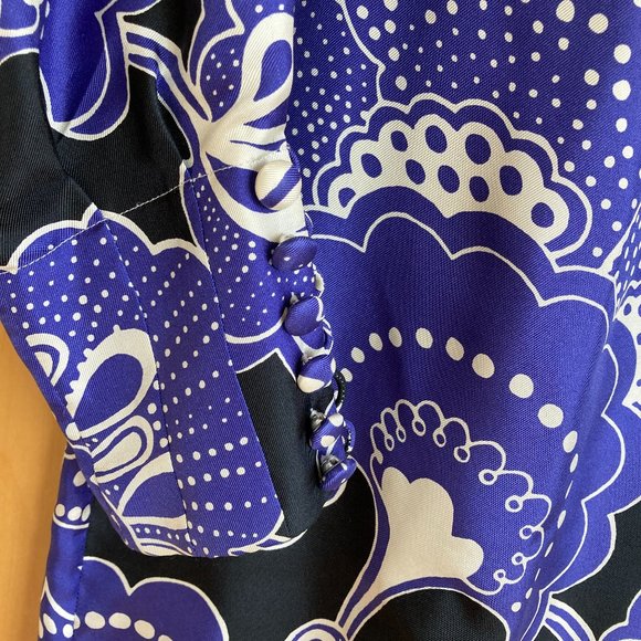 Long sleeved, print Banana Republic dress, size 4 - Picture 4 of 5